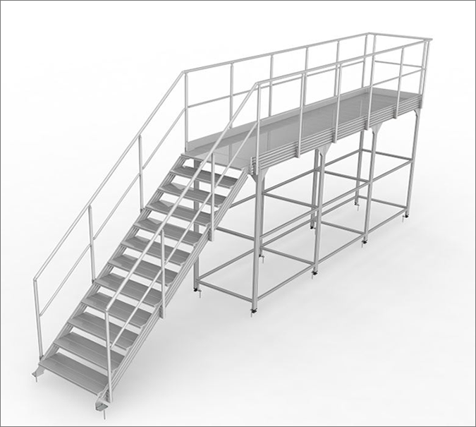 Plataformas con escaleras - imagen 1